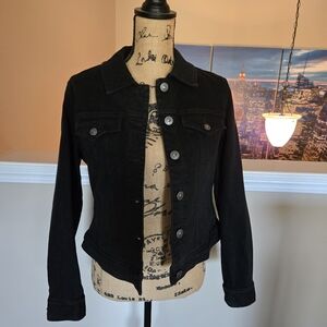 Classic Black Denim Jacket